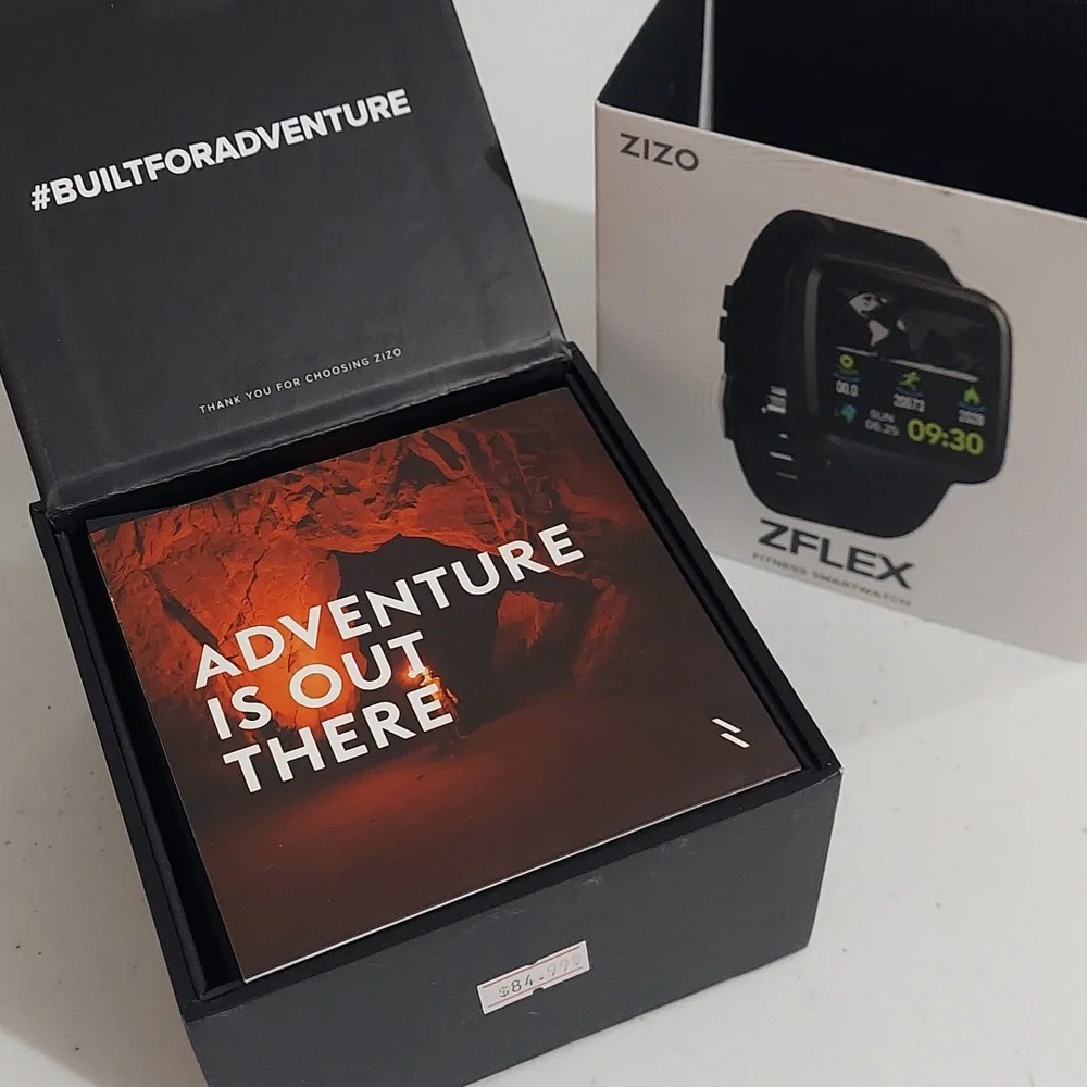 Zflex fitness smartwatch watch (black) new in box